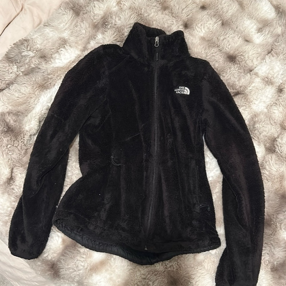 Women’s XS North Face Via Levaggio 5 - Black Fleece Fur Zip Jacket
